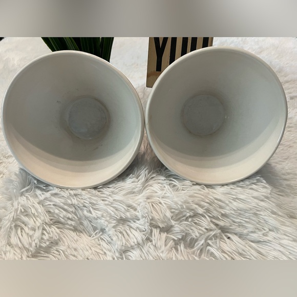 Pottery Barn Set of Two Ice Cream Chocolate Drip Dessert Bowls - Picture 5 of 5